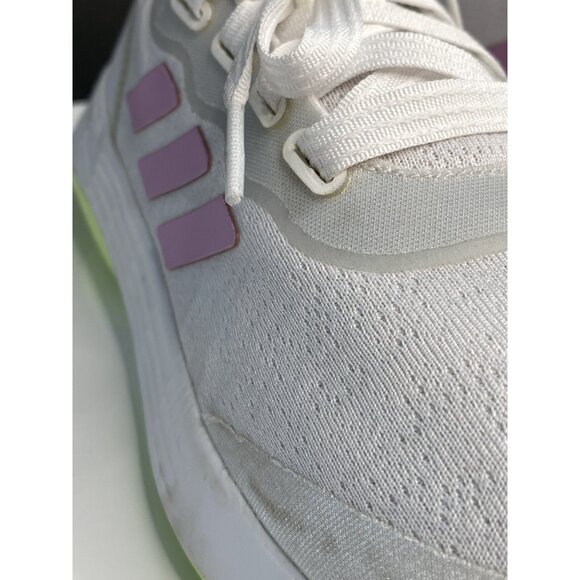 Adidas QT Racer Women’s 8.5 Clear Lilac Cloud White Running Walking LightMotion - Picture 7 of 16